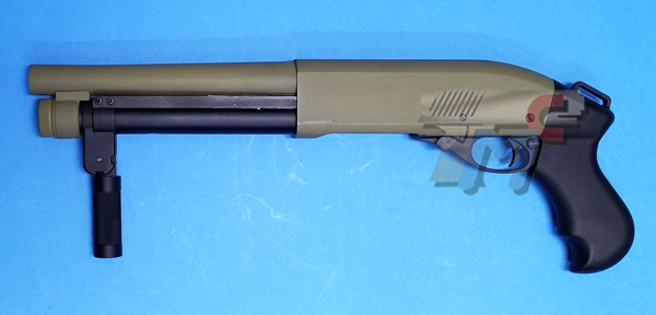 Golden Eagle M870 AOW Gas Shot Gun (TAN) - Click Image to Close